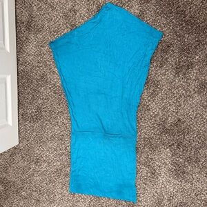 Guess by Marciano Teal off the shoulder dress